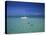 Yacht Moored in the North Sound, with Stringrays Visible Beneath the Water, Cayman Islands-Tomlinson Ruth-Premier Image Canvas