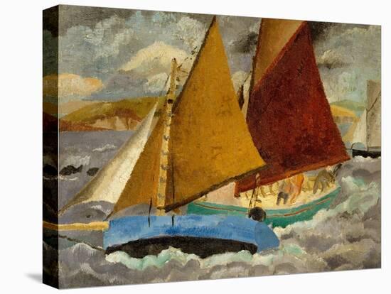 Yacht Race at Portscato, Cornwall, 1928-Christopher Wood-Premier Image Canvas