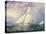 Yacht Race in New York Harbor-James E^ Buttersworth-Stretched Canvas