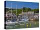 Yachts at High Tide in Padstow Harbour, Padstow, North Cornwall, England, United Kingdom, Europe-Neale Clark-Premier Image Canvas