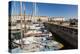 Yachts moored at the Quai de Bernonville in this north coast town, Saint Martin de Re, Ile de Re, C-Robert Francis-Premier Image Canvas