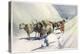 Yaks and Ponies Carrying Wool from Tibet into India-Henry Savage Landor-Stretched Canvas