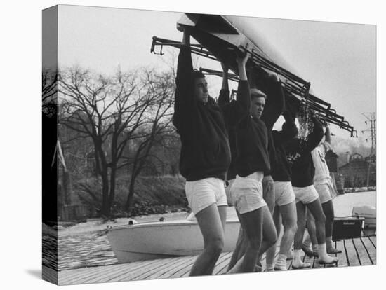 Yale Crew Rowing During Training-null-Premier Image Canvas