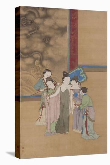 Yang Guifei Sortant Du Bain-Yin Qiu-Premier Image Canvas