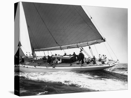 Yankee Cruising on East Coast, 1936-Edwin Levick-Stretched Canvas