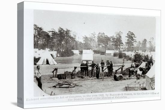 Yankee Headquarters, Camp Whinfield, 3rd May 1862-Mathew Brady-Premier Image Canvas