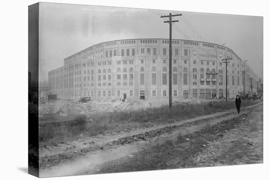 Yankee Stadium Baseball Field Photograph - New York, NY-Lantern Press-Stretched Canvas