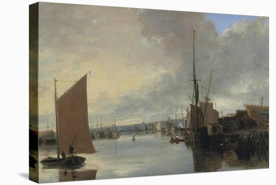 Yarmouth Harbour - Evening-John Crome-Premier Image Canvas