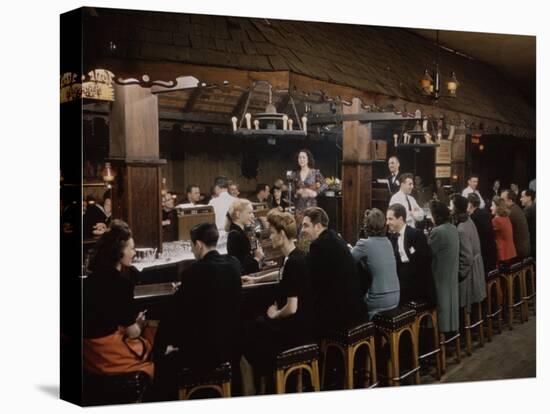 Ye Olde Celler Bar, Chicago, 1945-Wallace Kirkland-Premier Image Canvas