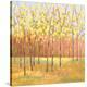 Yellow and Green Trees (center)-Libby Smart-Stretched Canvas