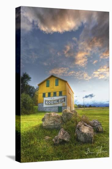 Yellow Barn-5fishcreative-Premier Image Canvas