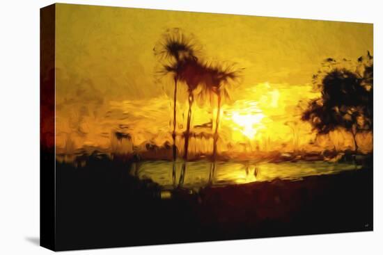 Yellow Beach - In the Style of Oil Painting-Philippe Hugonnard-Premier Image Canvas