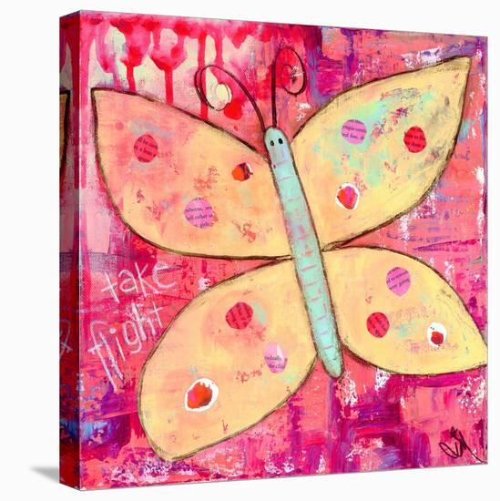 Yellow Butterfly-Jennifer McCully-Premier Image Canvas