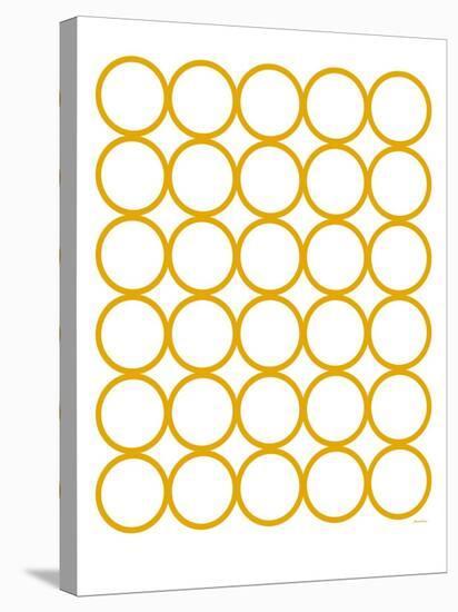 Yellow Circles-Avalisa-Stretched Canvas