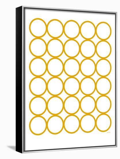 Yellow Circles-Avalisa-Stretched Canvas