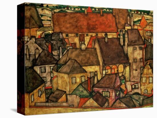 Yellow City, 1914-Egon Schiele-Premier Image Canvas