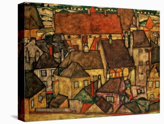 Yellow City, 1914-Egon Schiele-Premier Image Canvas