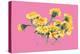 Yellow Dandelions on Pink-Ania Zwara-Premier Image Canvas