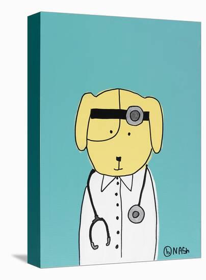 Yellow Dog Doc-Brian Nash-Stretched Canvas