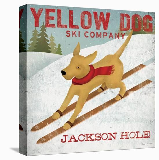 Yellow Dog Ski Co.- Jackson Hole-Ryan Fowler-Stretched Canvas