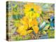 Yellow Flora-Ricki Mountain-Stretched Canvas