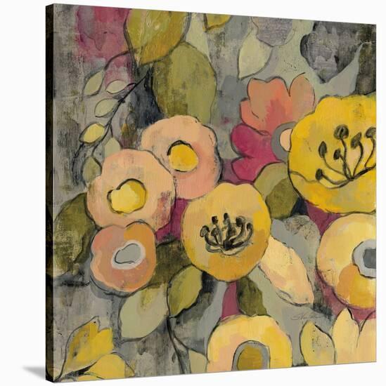 Yellow Floral Duo II Crop-Silvia Vassileva-Stretched Canvas