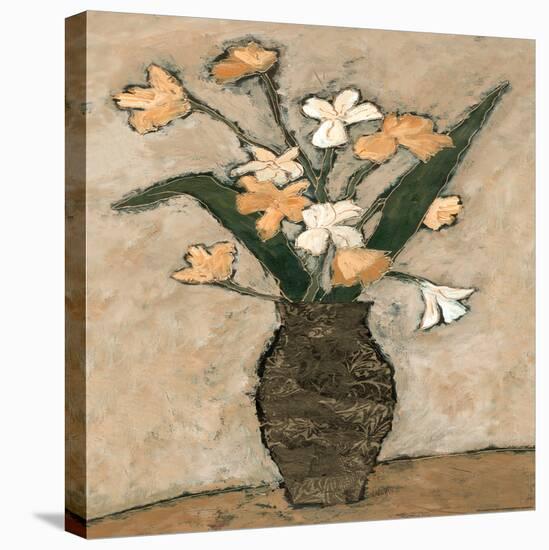 Yellow Flowers from B-Bagnato Judi-Stretched Canvas