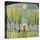 Yellow House in Woods-Tim Nyberg-Premier Image Canvas
