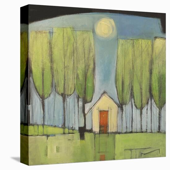 Yellow House in Woods-Tim Nyberg-Premier Image Canvas