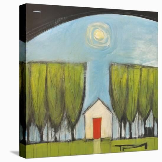 Yellow House Red Door-Tim Nyberg-Premier Image Canvas