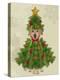 Yellow Labrador, Christmas Tree Costume-Fab Funky-Stretched Canvas