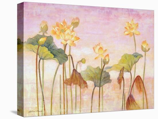 Yellow Lotus-Ailian Price-Stretched Canvas