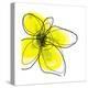 Yellow Petals 1-Jan Weiss-Stretched Canvas