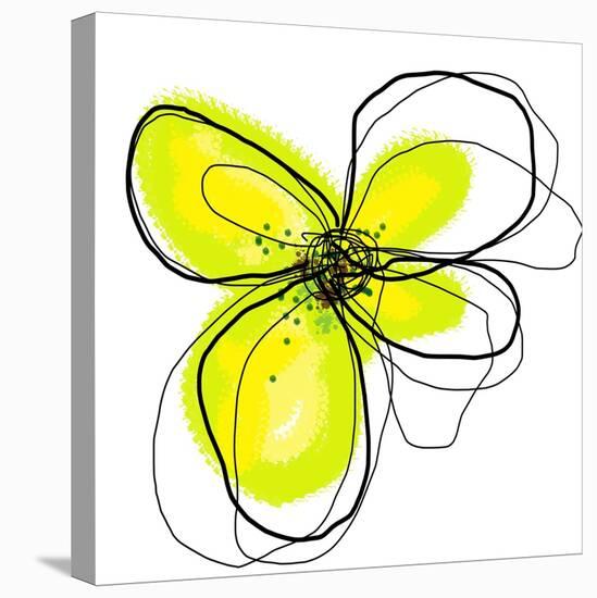 Yellow Petals One-Jan Weiss-Stretched Canvas