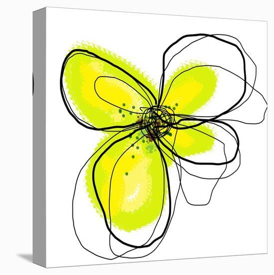 Yellow Petals One-Jan Weiss-Stretched Canvas