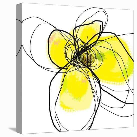 Yellow Petals Three-Jan Weiss-Stretched Canvas