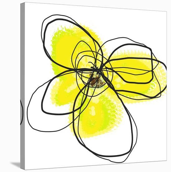 Yellow Petals Two-Jan Weiss-Stretched Canvas