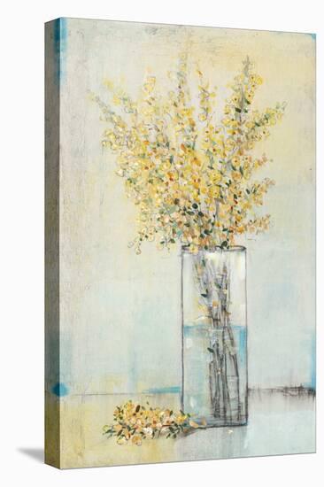 Yellow Spray in Vase I-Tim OToole-Stretched Canvas