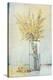 Yellow Spray in Vase I-Tim OToole-Stretched Canvas