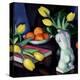 Yellow Tulips and Statuette-Samuel John Peploe-Premier Image Canvas