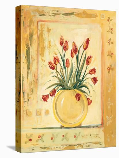 Yellow Vase-Gregory Gorham-Stretched Canvas