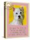 Yellow Westie-Cathy Cute-Premier Image Canvas