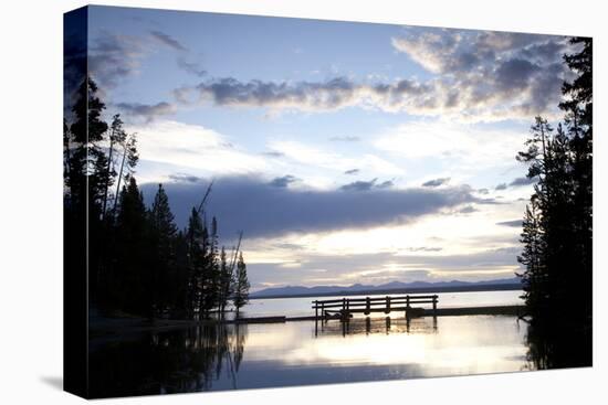 Yellowstone Lake In Yellowstone National Park, WY-Justin Bailie-Premier Image Canvas