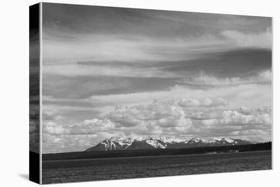 Yellowstone Lake Mt. Sheridan Yellowstone National Park Wyoming, Geology, Geological. 1933-1942-Ansel Adams-Stretched Canvas