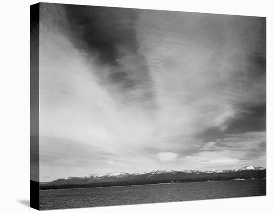 Yellowstone Lake, Yellowstone National Park, Wyoming, ca. 1941-1942-Ansel Adams-Stretched Canvas