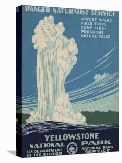 Yellowstone National Park, c.1938-null-Stretched Canvas