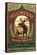 Yellowstone National Park - Elk Ale-Lantern Press-Stretched Canvas