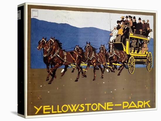 Yellowstone-Park Poster by Ludwig Hohlwein-swim ink 2 llc-Premier Image Canvas
