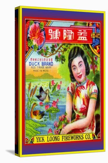 Yick Loong Fireworks Co. Duck Brand Firecracker-null-Stretched Canvas