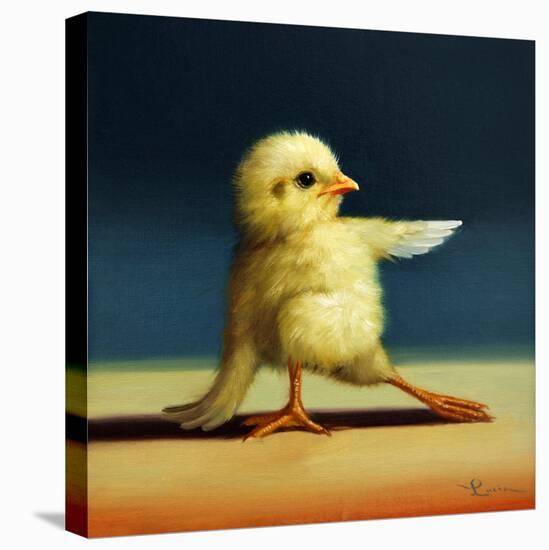 Yoga Chick Bend Knee-Lucia Heffernan-Stretched Canvas